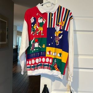 X-Large Spumoni golf sweatshirt. New Vintage.